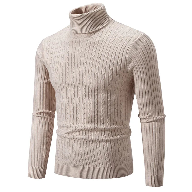Heren turtleneck van premium breisel