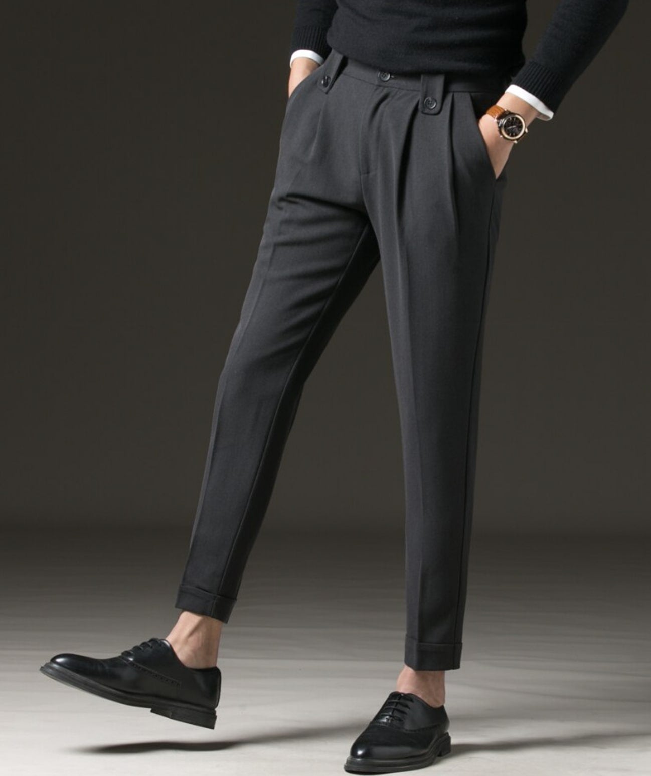 Heren Wijd Broek Casual