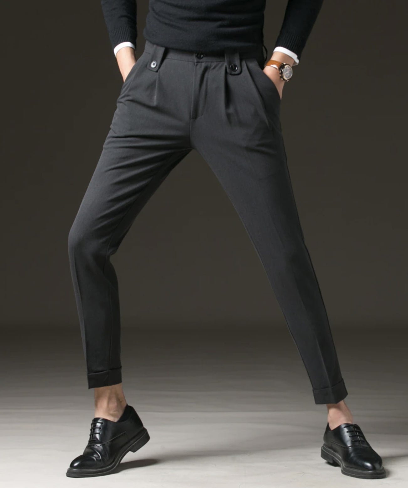 Heren Wijd Broek Casual