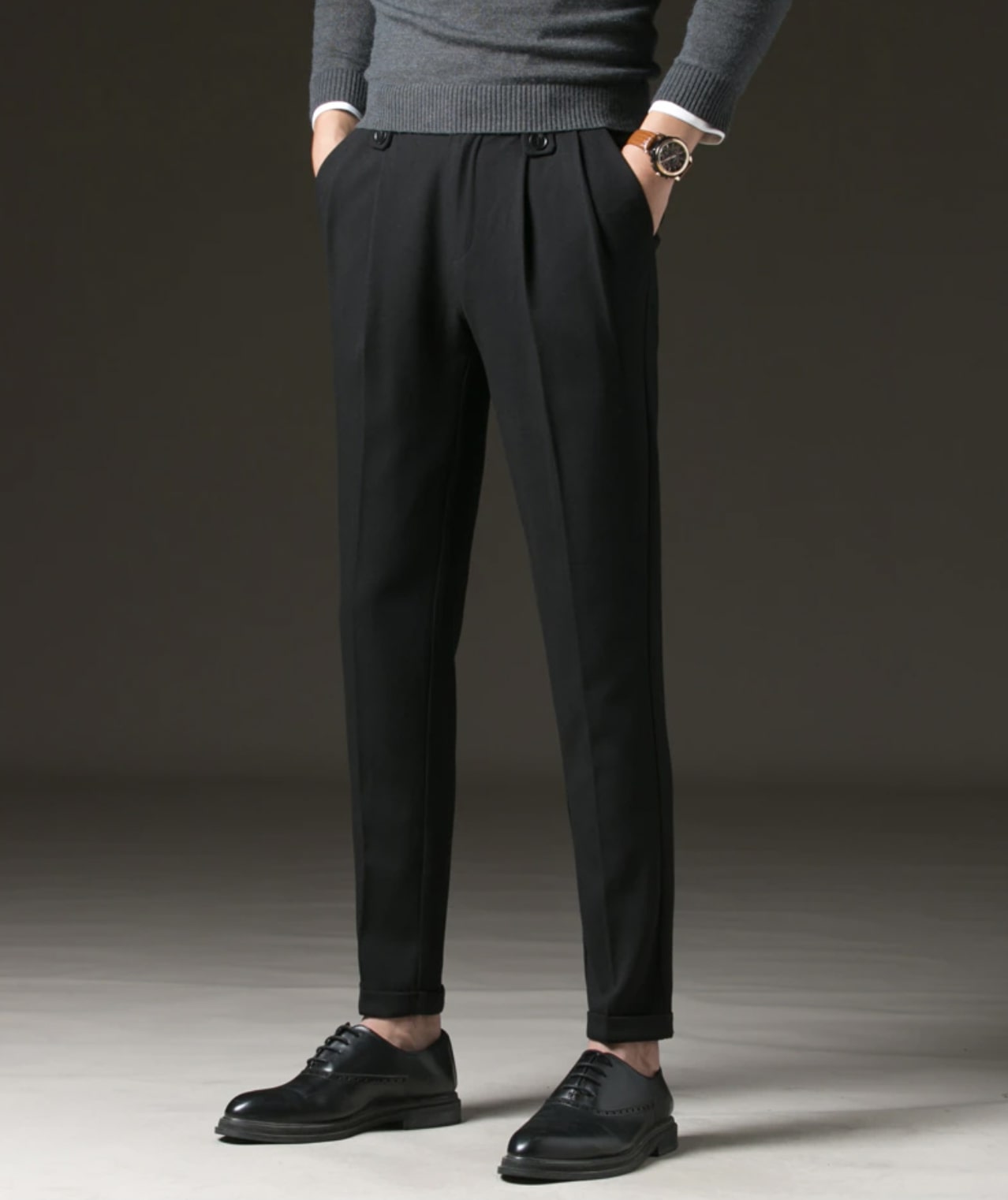 Heren Wijd Broek Casual