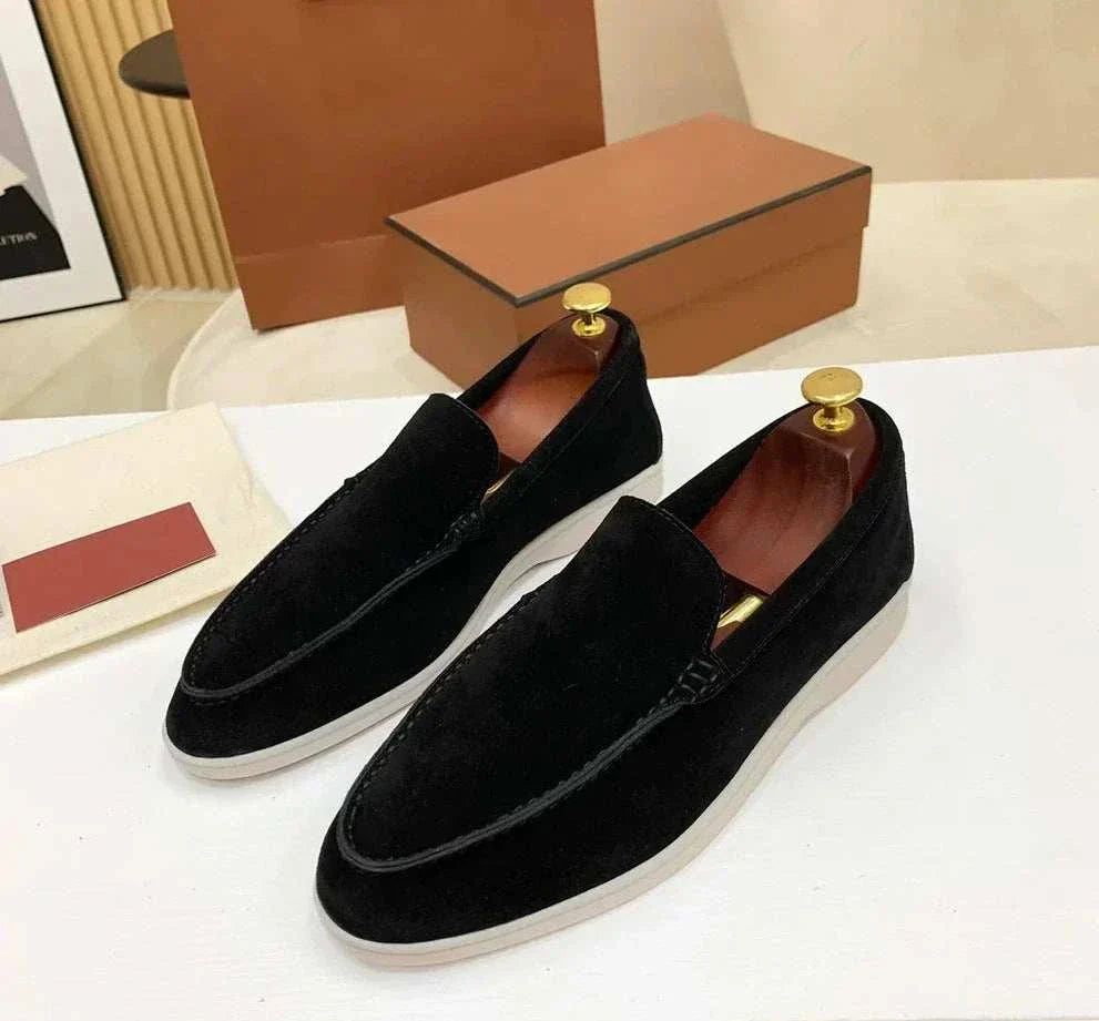 Heren Loafers Elegant Suède