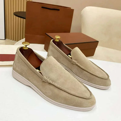 Heren Loafers Elegant Suède