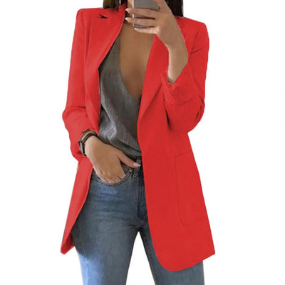 Dames blazer met elegante pasvorm