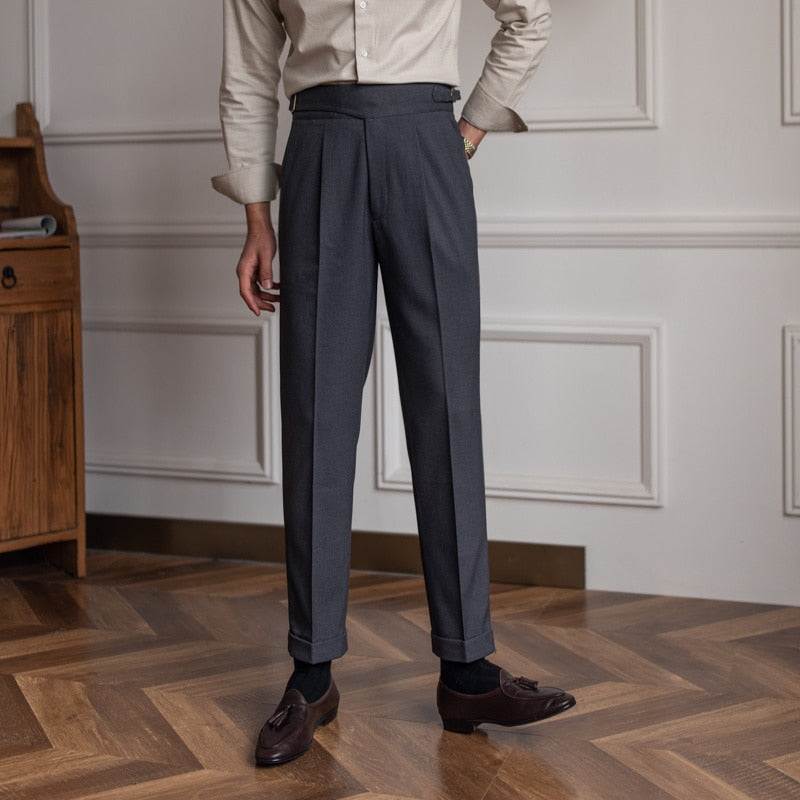 Heren Zakelijke Broek Slim Fit