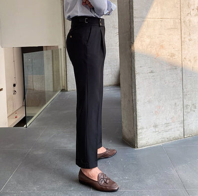 Herenbroek Met Hoge Taille in Klassieke Stijl