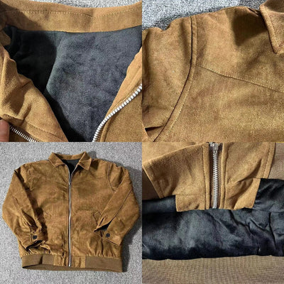 Heren Vintage Leren Jack Tijdloos