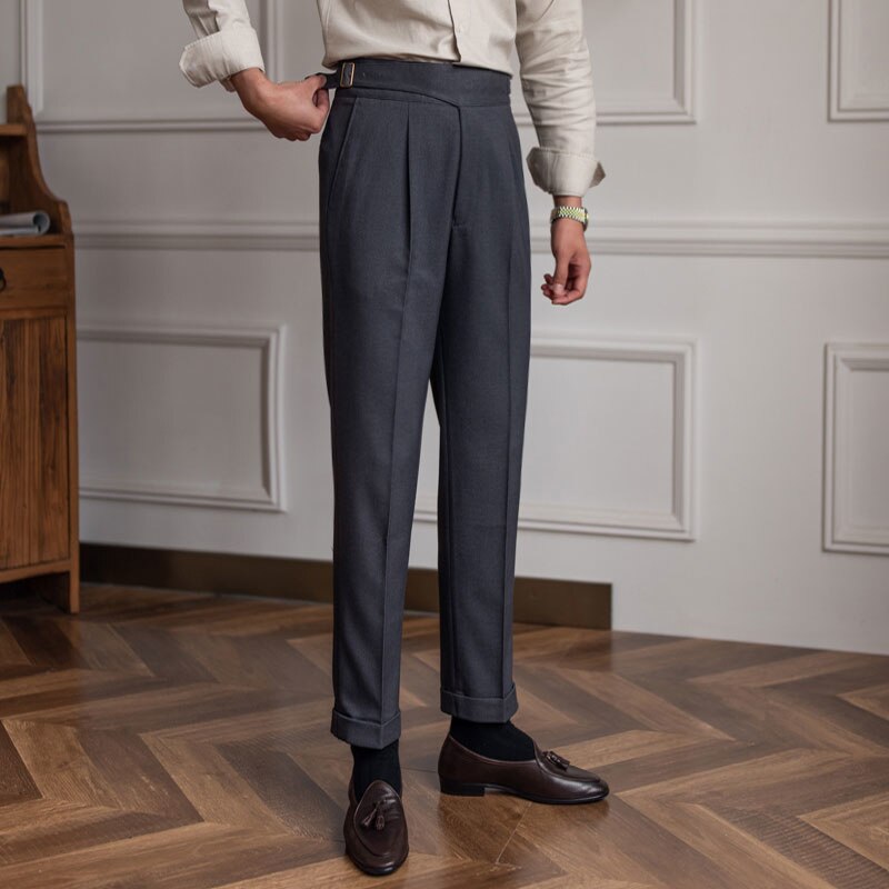 Heren Zakelijke Broek Slim Fit