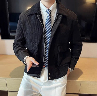 Heren Corduroy Casual Jas