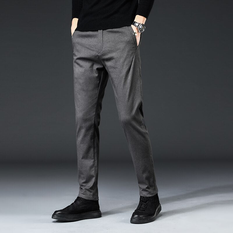 Heren Casual Broek met Verfijnde Pasvorm