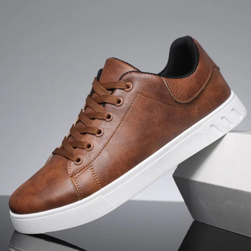 Herenleren Schoenen Met Tijdloos Ontwerp