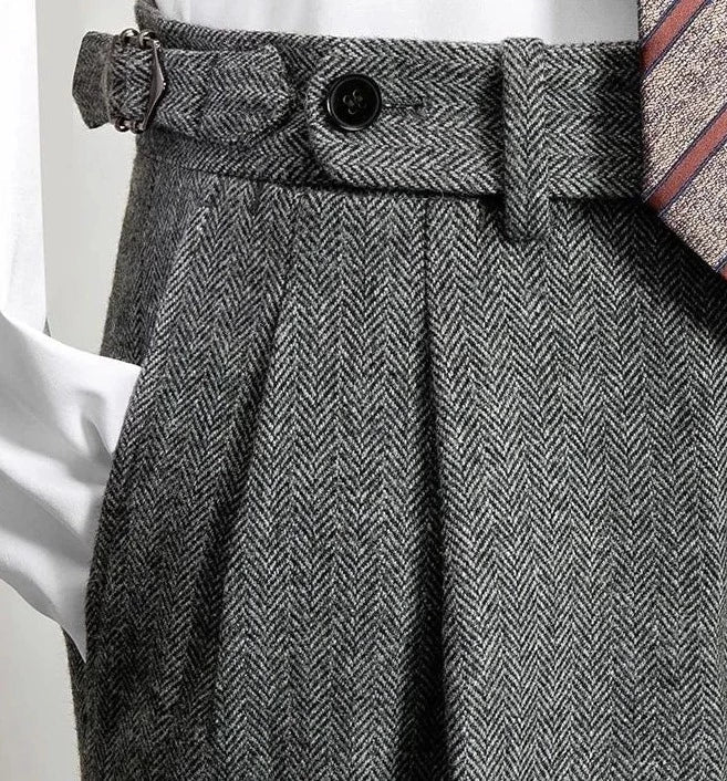 Heren Elegante Broek met Tijdloze Stijl