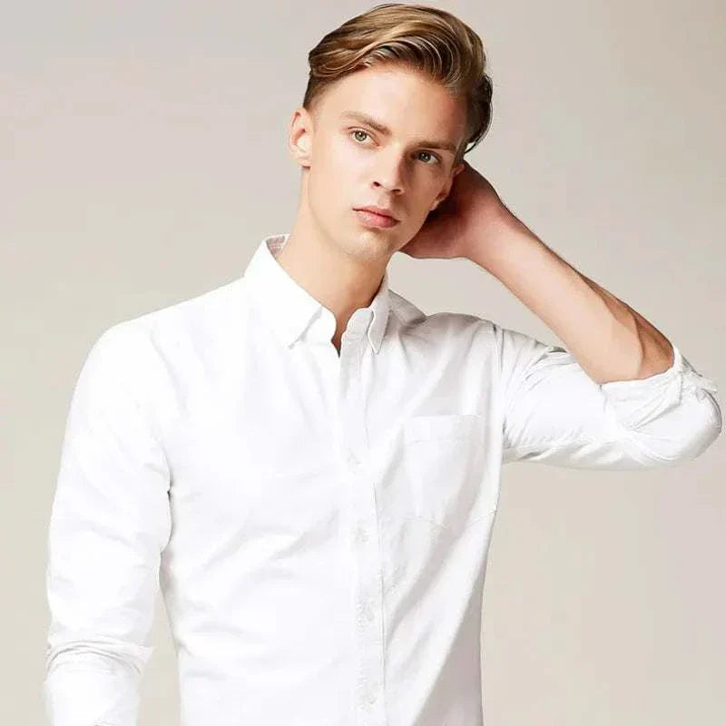 Heren Slim Fit Business Overhemd