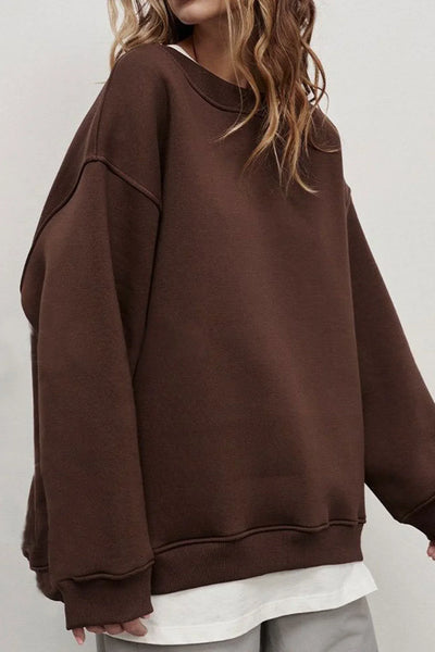 Dames Oversized Trui met Moderne Touch