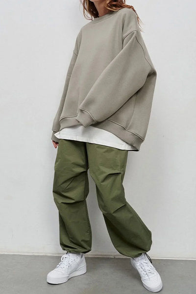 Dames Oversized Trui met Moderne Touch