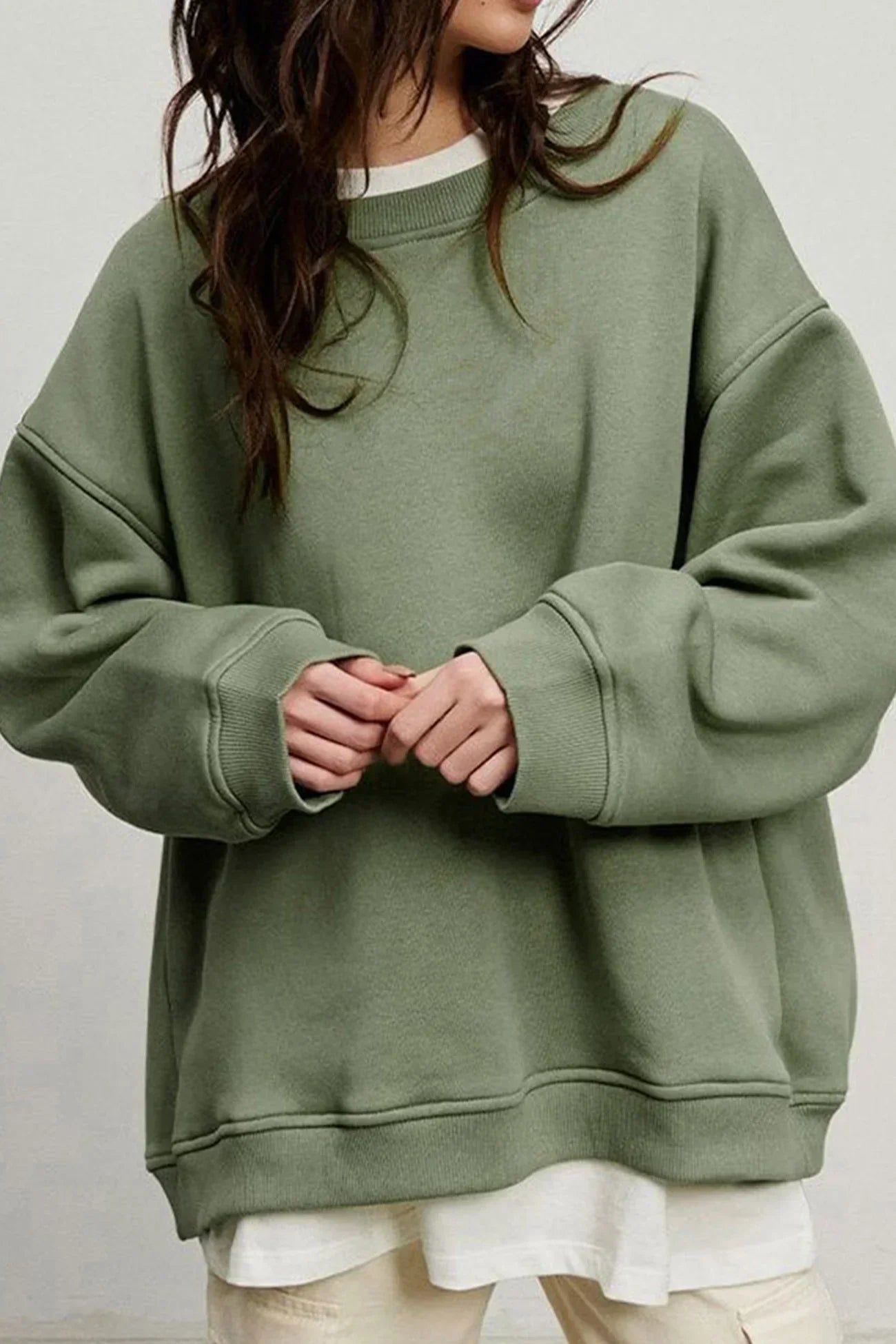 Dames Oversized Trui met Moderne Touch