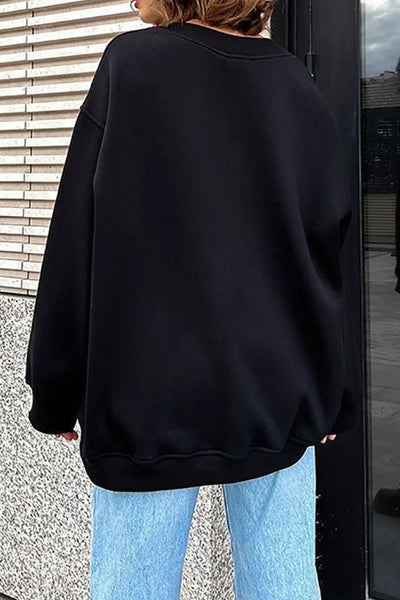 Dames Oversized Trui met Moderne Touch