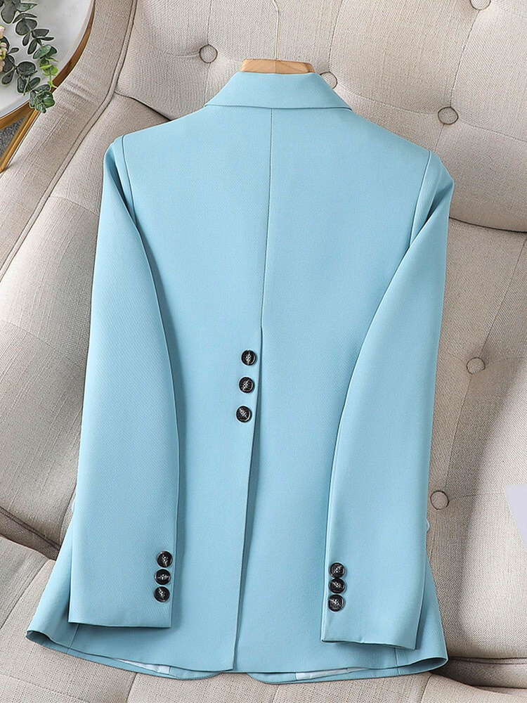 Dames blazer tailored fit met enkele knoopsluiting