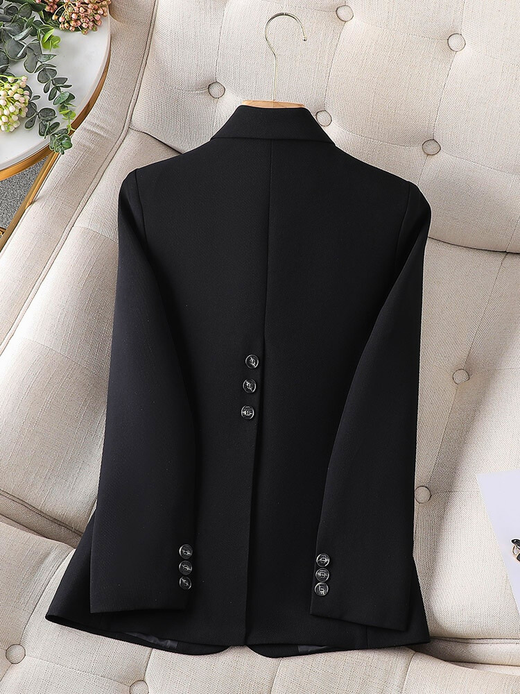 Dames blazer tailored fit met enkele knoopsluiting