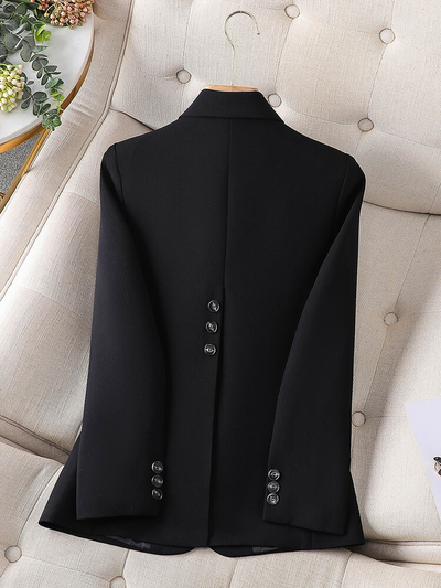 Dames blazer tailored fit met enkele knoopsluiting