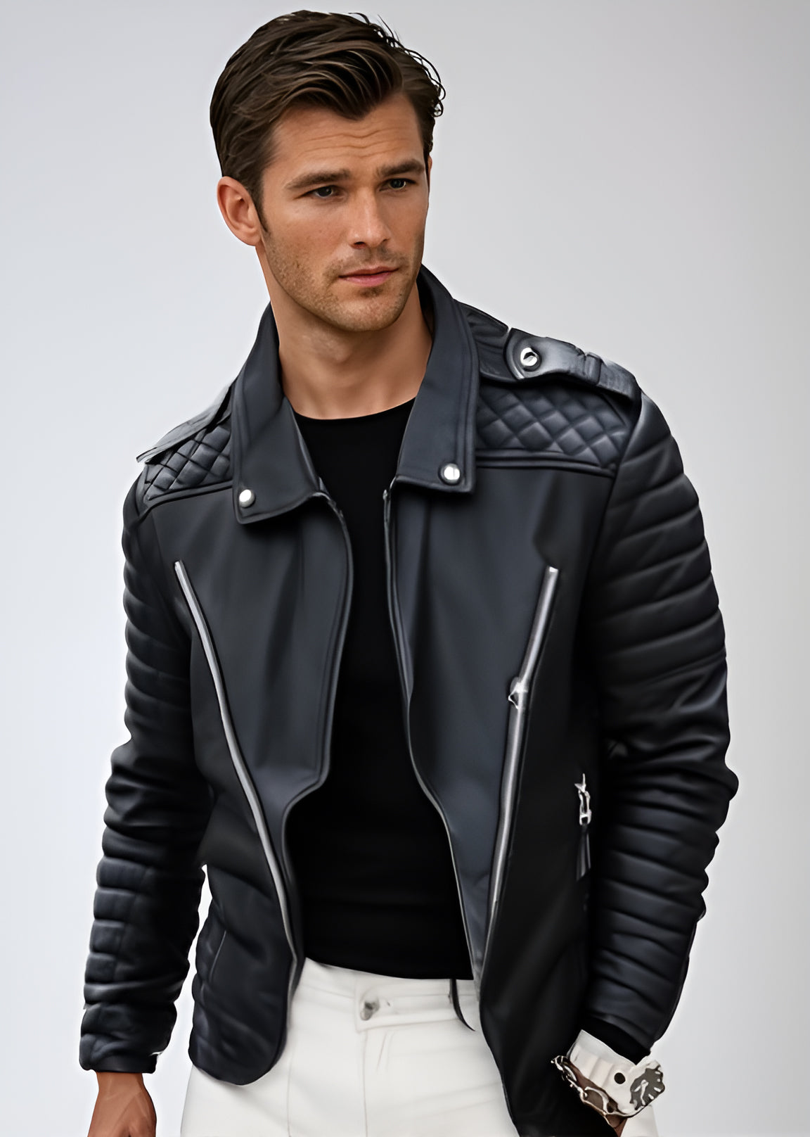 Heren Leren Jas Urban Edge Stijl