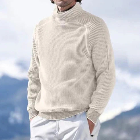 Heren turtleneck pullover kasjmier