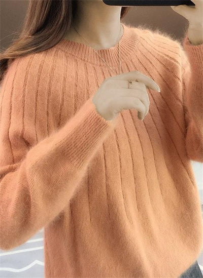 Dames pullover 100% cashmere regular fit