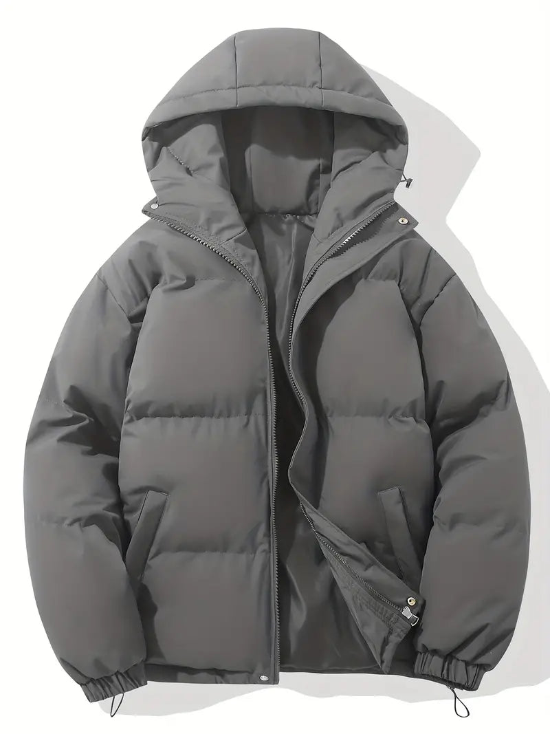 Dames winter puffer jacket met capuchon
