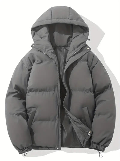 Dames winter puffer jacket met capuchon