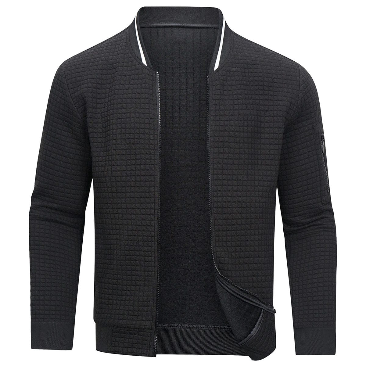 Heren Pullover Met Ritsdetail