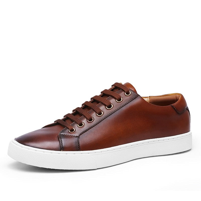 Heren Leren Bruine Schoenen