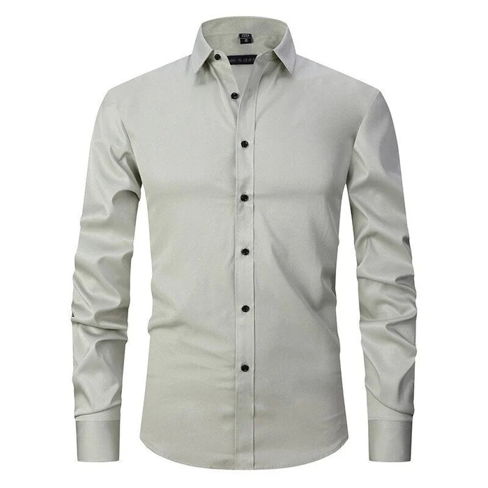 Heren overhemd slim fit stretch