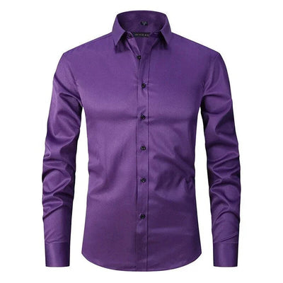 Heren overhemd slim fit stretch