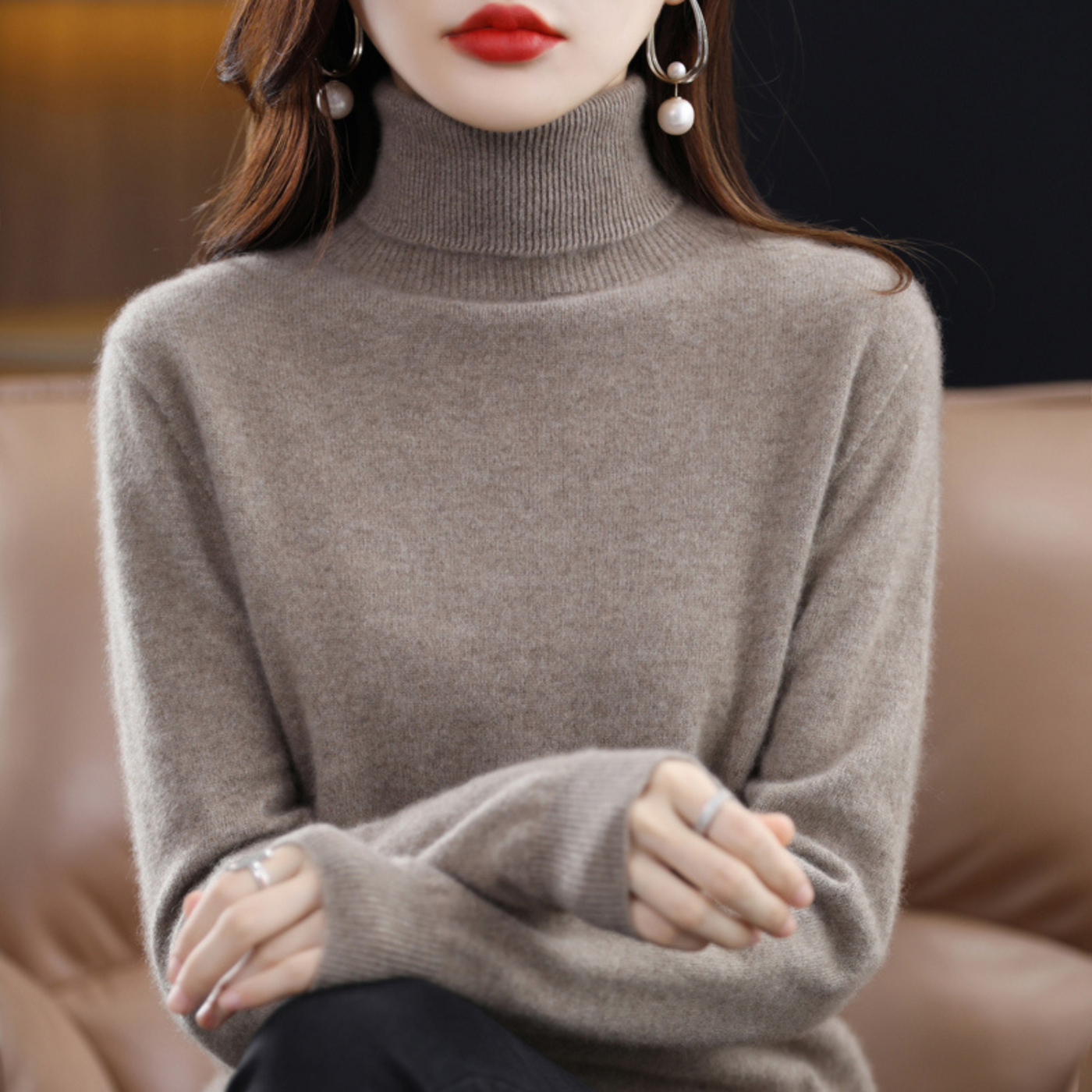 Dames coltrui cashmere regular fit