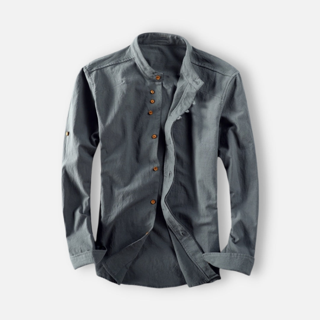 Heren Shirt met Kleurverloop en Klassieke Look