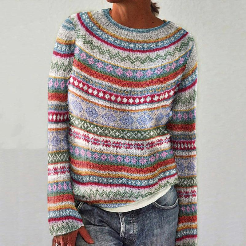 Dames Trui Met Ronde Hals
