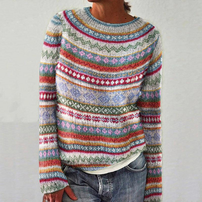 Dames Trui Met Ronde Hals