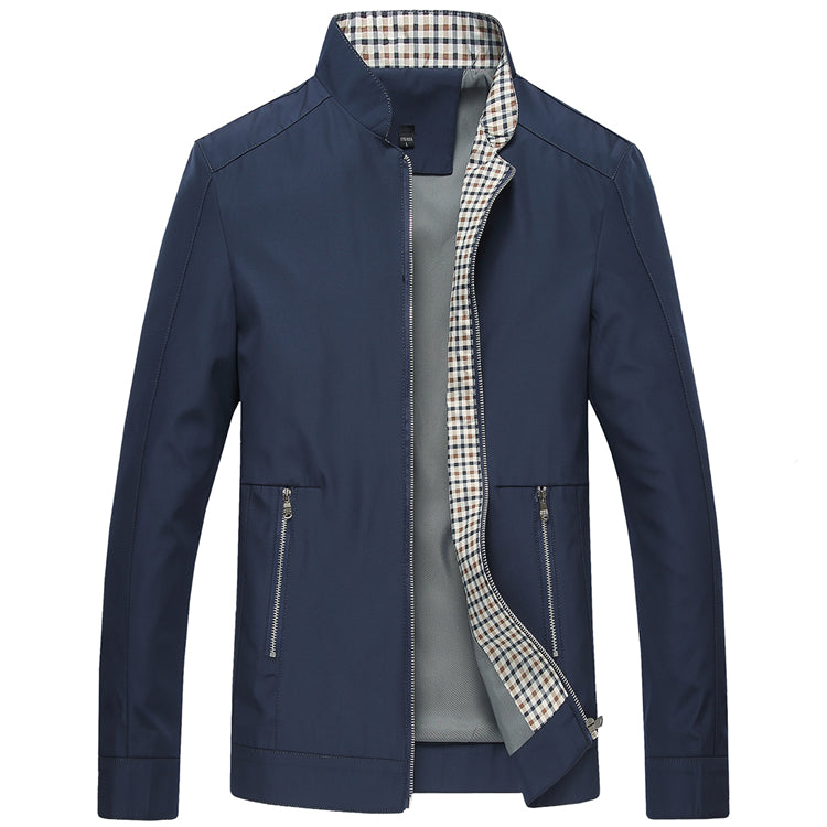 Heren bomberjack slim fit lichtgewicht