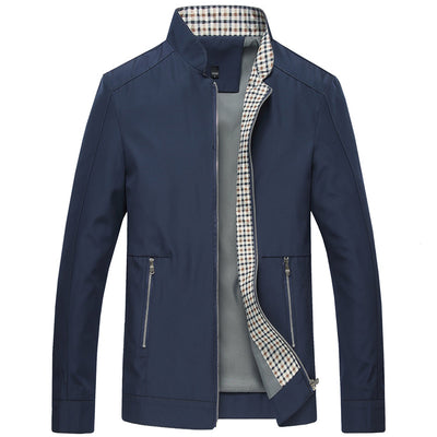 Heren bomberjack slim fit lichtgewicht