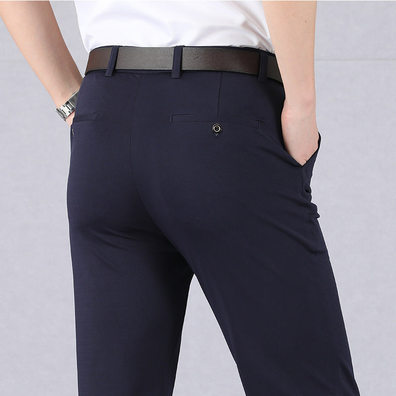 Heren stretchbroek slim fit comfortabel