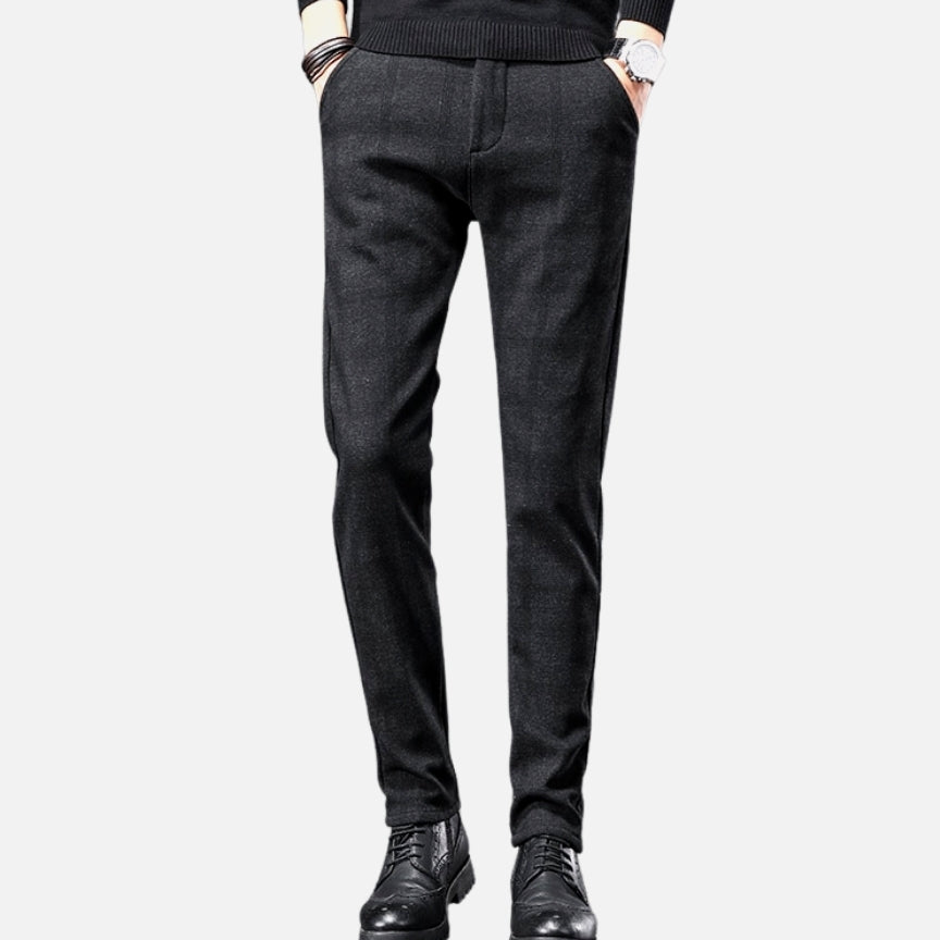 Heren Casual Broek Engelse Stijl