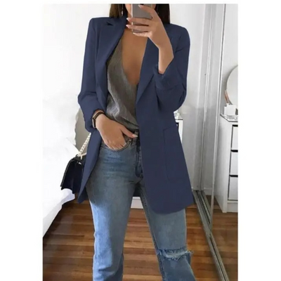 Dames Blazer Met Tijdloze Elegantie