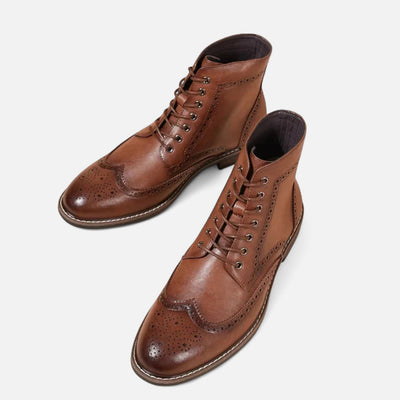 Heren Italiaanse leren boots premium