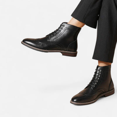 Heren Italiaanse leren boots premium