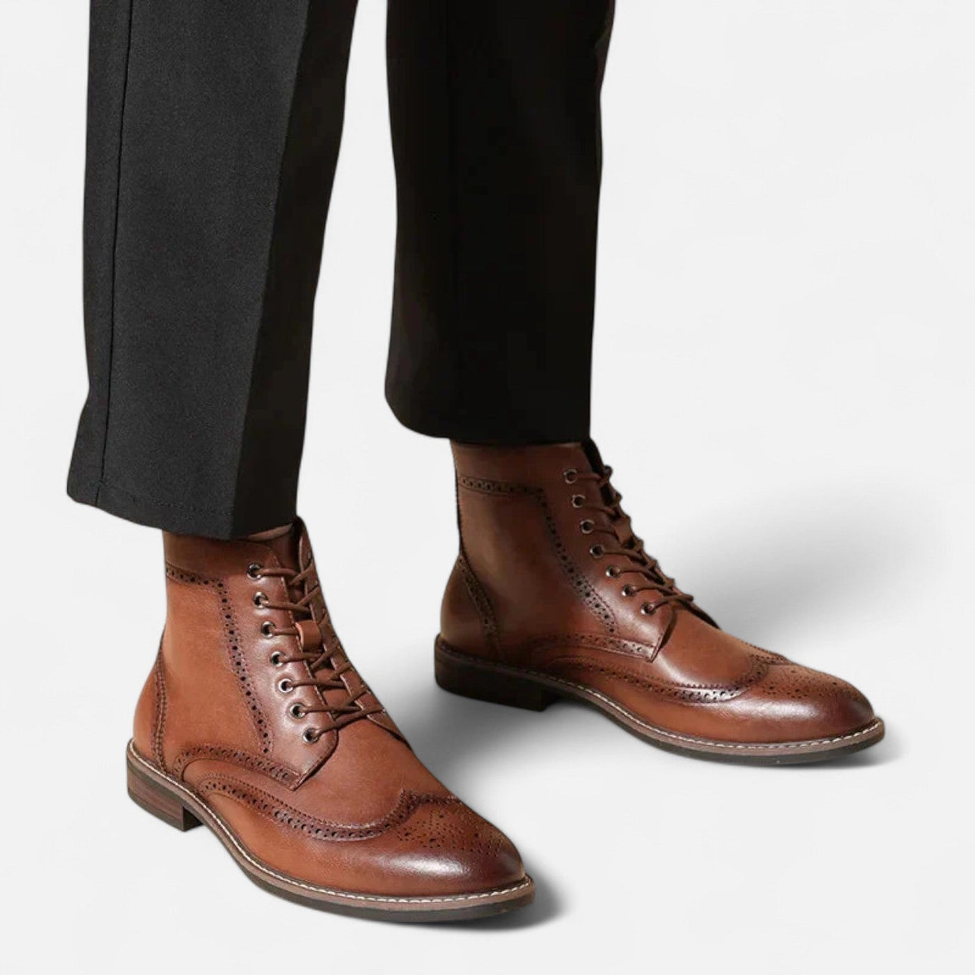 Heren Italiaanse leren boots premium