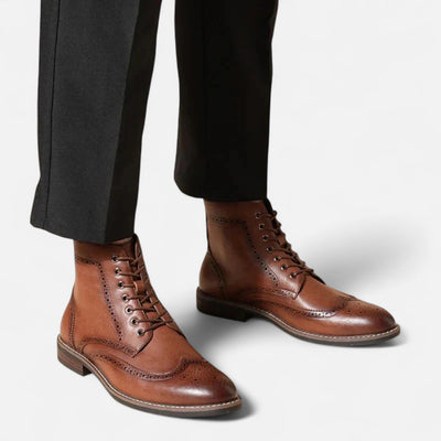 Heren Italiaanse leren boots premium