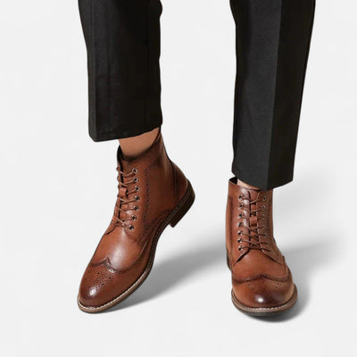 Heren Italiaanse leren boots premium