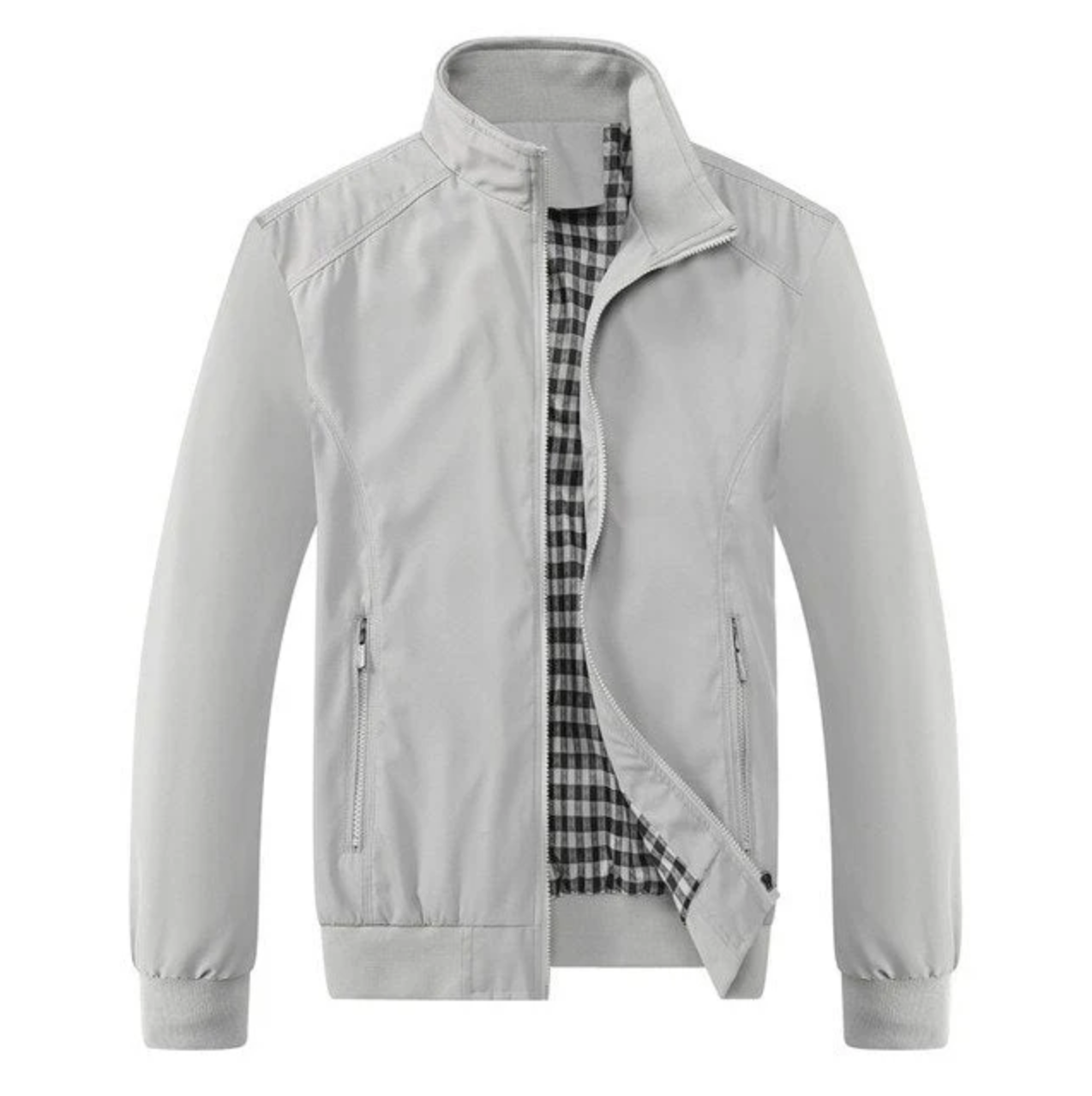 Heren bomberjack slim fit lichtgewicht