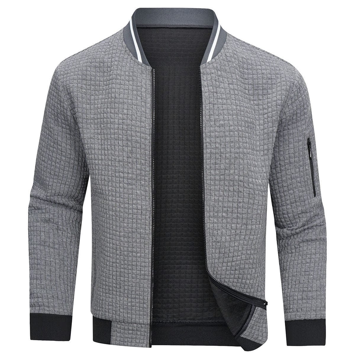 Heren Pullover Met Ritsdetail