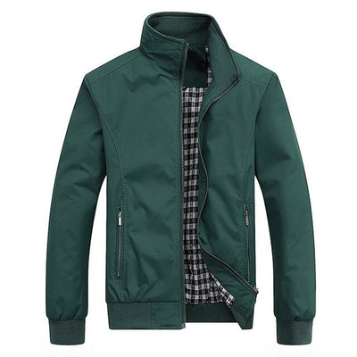 Heren bomberjack slim fit lichtgewicht