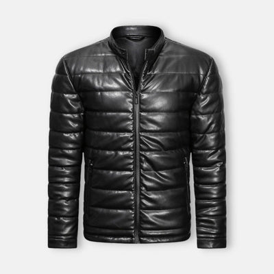 Heren Slim Premium Jas Zwart